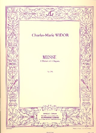 Messe op.36 pour 2 choeurs et 2 orgues partition