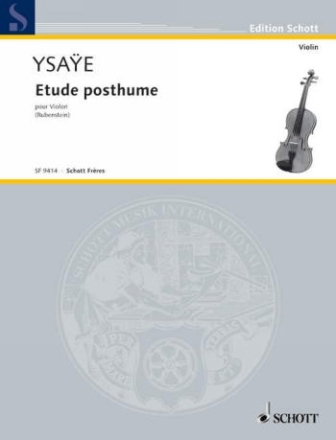 tude posthume pour violon seul