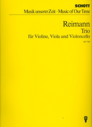 Trio fr Violine, Viola und Violoncello Studienpartitur