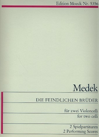 Die feindlichen Brder fr 2 Violoncelli 2 Partituren