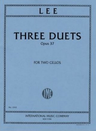 3 Duets op.37 for 2 cellos