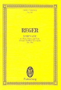 Serenade G-Dur op.141a fr Flte, Violine und Viola Studienpartitur