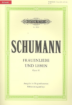 Frauenliebe und Leben op.42 fr Singstime (original) und Klavier