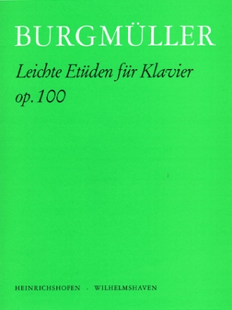 LEICHTE ETUEDEN FUER KLAVIER, OP. 100 WIEHMAYER, THEODOR, ED