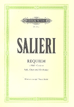 Requiem c-Moll fr Soli, Chor und Orchester Klavierauszug