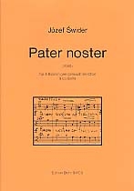 Pater noster fr gem Chor a cappella Partitur