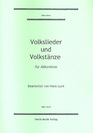 Volkslieder und Volkstnze fr Akkordeon