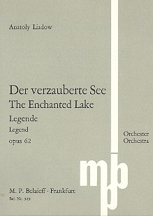 Der verzauberte See op.62 fr Orchester Studienpartitur