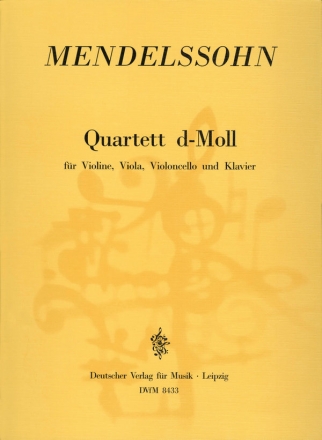 Quartett d-Moll fr Klavier und Streichtrio