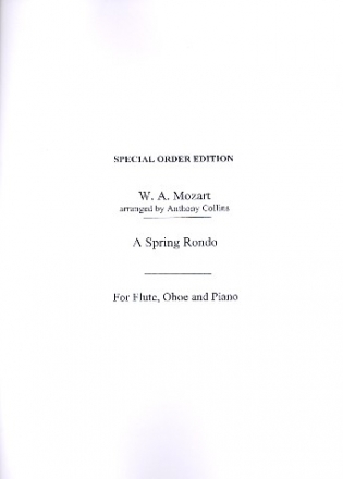 A Spring Rondo from Serenade no.9 KV320 for flute, oboe and piano parts