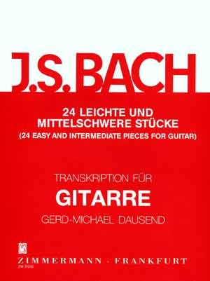 24 leichte und mittelschwere Stcke fr Gitarre