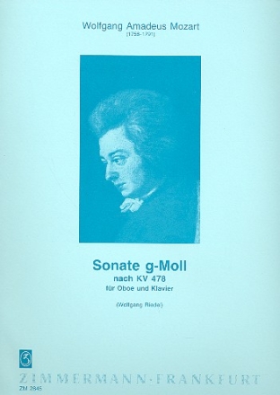 Sonate g-Moll nach KV478 fr Oboe und Klavier