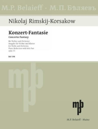 Konzert-Fantasie op.33 fr Violine und Orchester fr Violine und Klavier