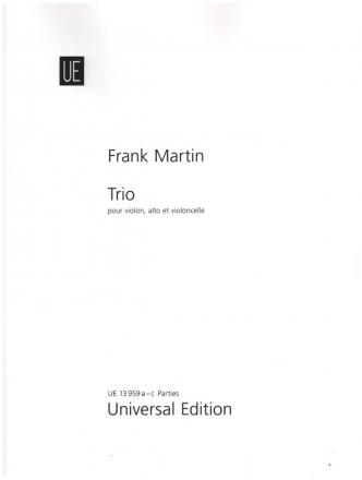 TRIO POUR VIOLON, ALTO ET VIOLON- CELLE     PARTIES