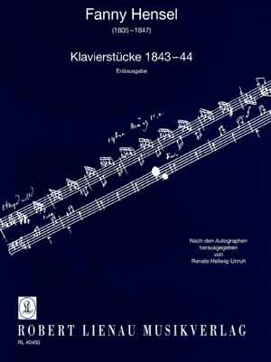 Klavierstcke 1843-44 fr Klavier