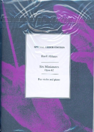 6 miniatures op.62 for violin and piano Verlagskopie