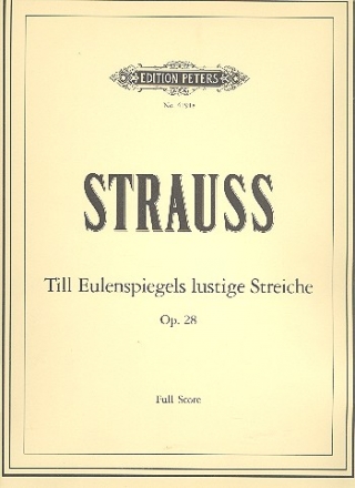 Till Eulenspiegels lustige Streiche op.28 fr Orchester Partitur