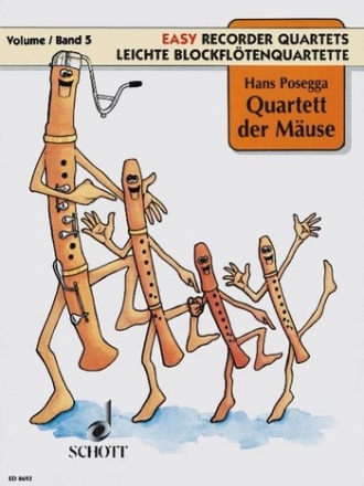 Quartett der Muse Band 5 fr 4 Blockflten (SATB) Spielpartitur