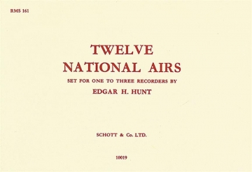 12 national airs for 1-4 recorders score