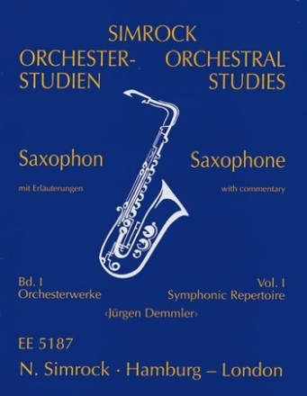 Orchesterstudien fr Saxophon Band 1 Orchesterwerke