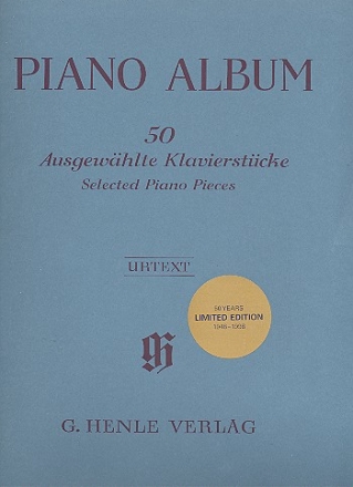 Piano Album 50 ausgewhlte Klavierstcke Jubilumsausgabe