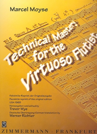 Technical mastery for the virtuoso flutist Faksimile-Reprint der Ausgabe USA 1965