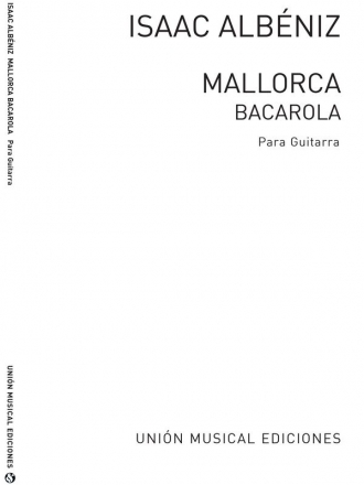 Mallorca Barcarola para guitarra