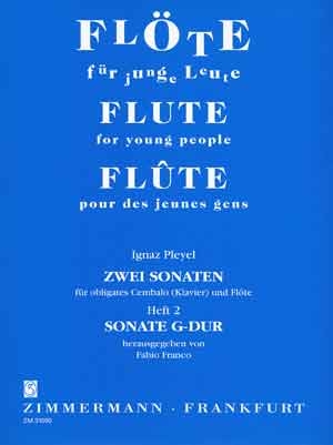 Sonate G-Dur fr obligates Cembalo (Klavier) und Flte