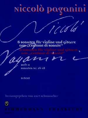 6 Sonaten Band 2 (Nr.4-6) fr Violine und Gitarre Stimmen