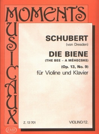 Die Biene op.13,9 fr Violine und Klavier