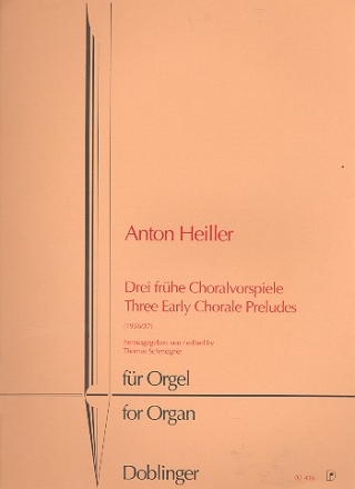 3 frhe Choralvorspiele fr Orgel