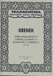 Streichquartett Nr.5 op.65 Studienpartitur