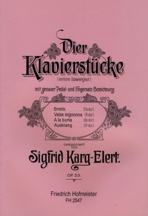 4 Klavierstcke op.23