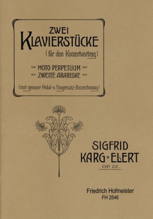 2 Klavierstcke op.22