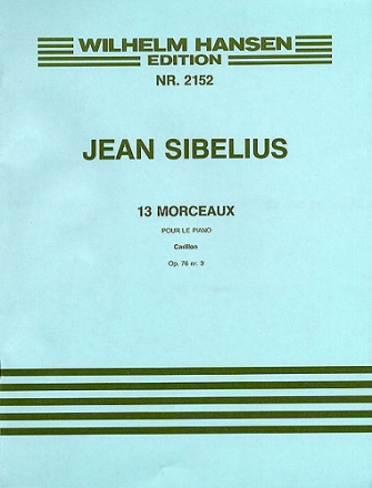 Carillon op.76,3 pour piano 13 morceaux nr.3