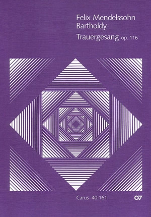 Trauergesang op.116 fr gem Chor a cappella (2 Fassungen) Partitur (dt)