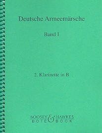 Deutsche Armeemrsche Band 1 fr Blasorchester Klarinette 2 in B