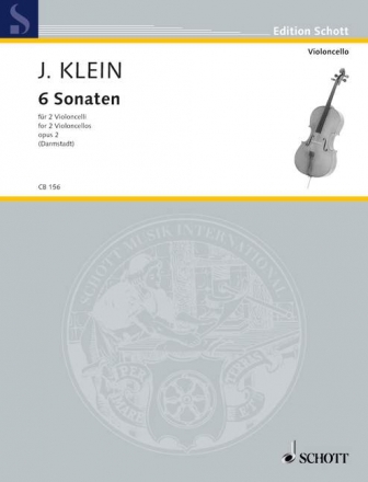 6 Sonaten op.2 fr 2 Violoncelli Spielpartitur