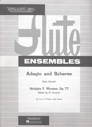 Adagio and Scherzo op77 for 4 flutes score and parts