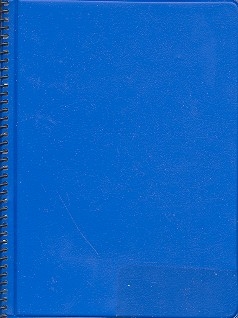 Marschnotenmappe 25 Taschen hoch blau