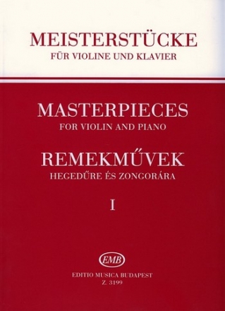 Meisterstcke Band 1 fr Violine und Klavier