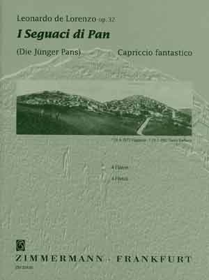 i seguaci di pan op.32 Capriccio fantastico fr 4 Flten Partitur und Stimmen