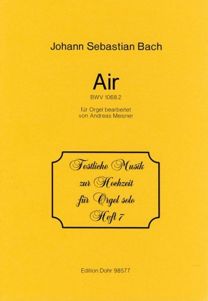 Air aus der Suite BWV1068 fr Orgel