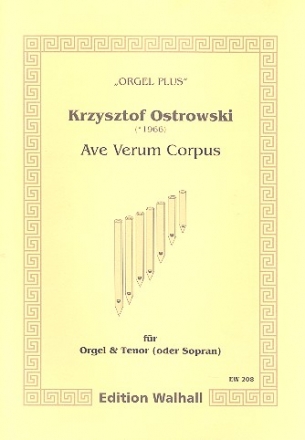 Ave verum corpus fr Tenor (Sopran) und Orgel