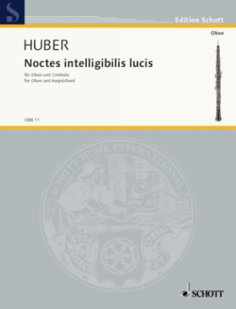 Noctes intelligibilis lucis fr Oboe und Cembalo