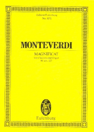 Magnificat MXIV,327 for 6 voices and organ Studienpartitur