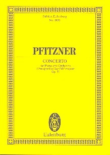 Konzert Es-Dur op.31 fr Klavier und Orchester Studienpartitur