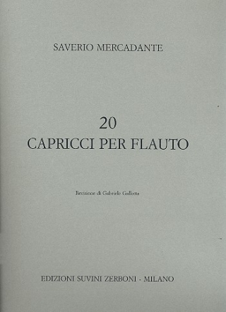 20 capricci  per flauto solo