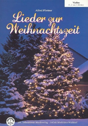 Lieder zur Weihnachtszeit (+CD) fr flexibles Ensemble Violine 1-3