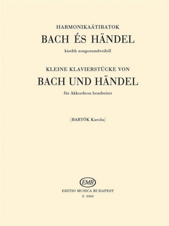 Kleine Klavierstcke von Bach und Hndel fr Akkordeon